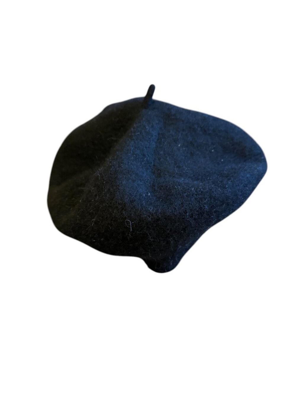 Classic Black Felt French Style Beret